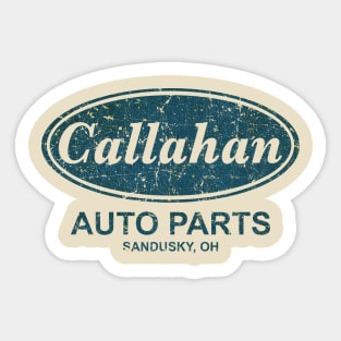 Retro Vintage - Callahan Auto Parts Sticker